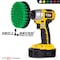 Drill Brush Power Scrubber By Useful Products 5 in W 5 in L Brush, Green 5in-Lim-Green-Short-QC - alternate 2